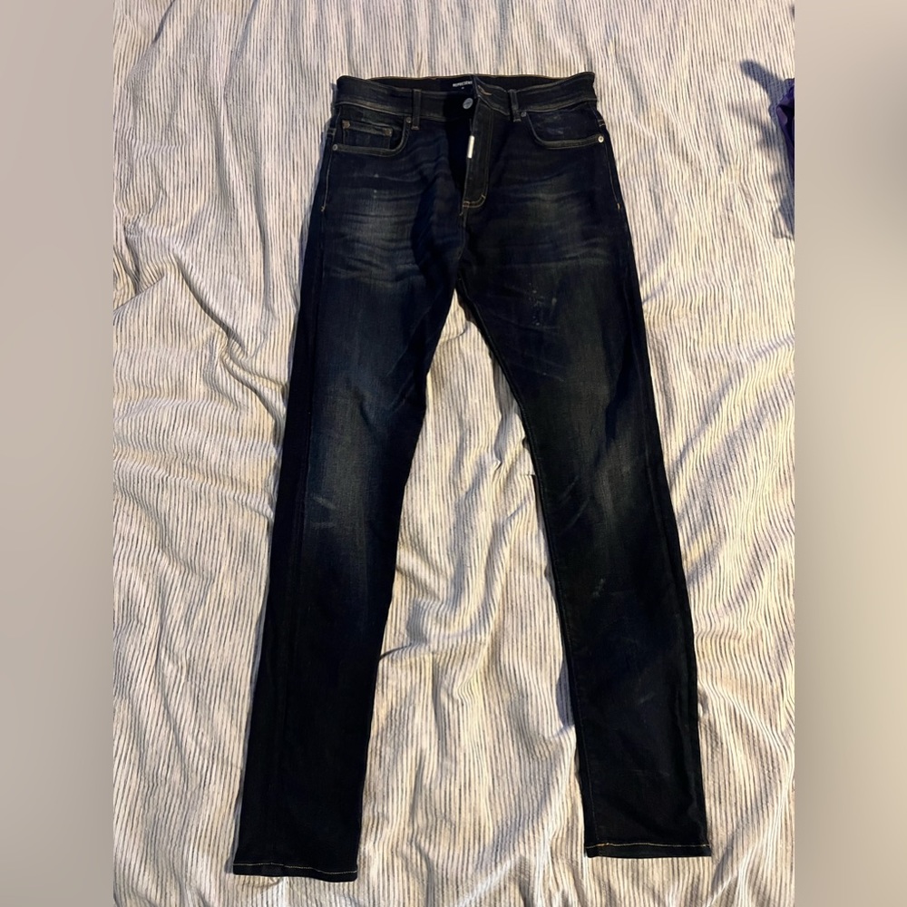 Represent Men’s Distressed Finish Denim Jeans Size 32